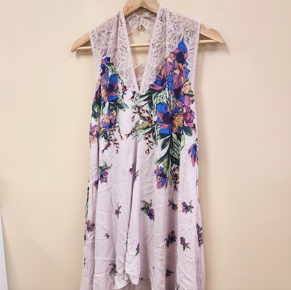Intimately You by Free People Lace Baby Doll Dress NWO